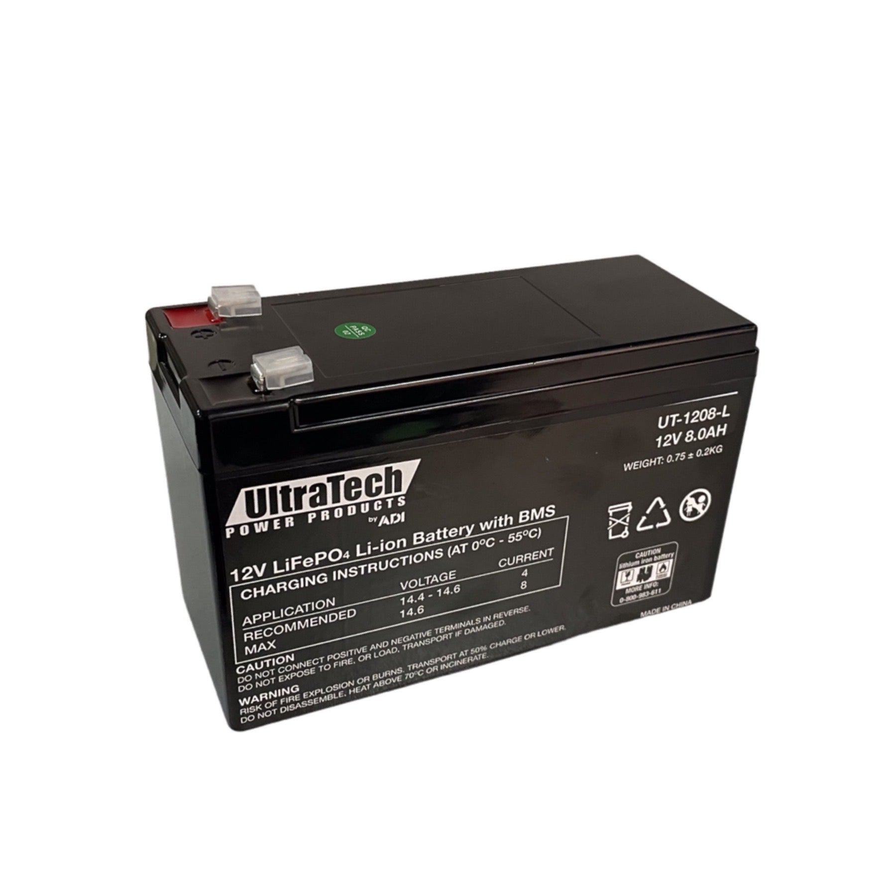 Lithium Battery 12V 8Ah (LiFePO4)