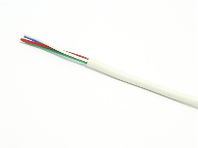 COM CABLE 4 CORE WHITE SOLID CCA 6X5