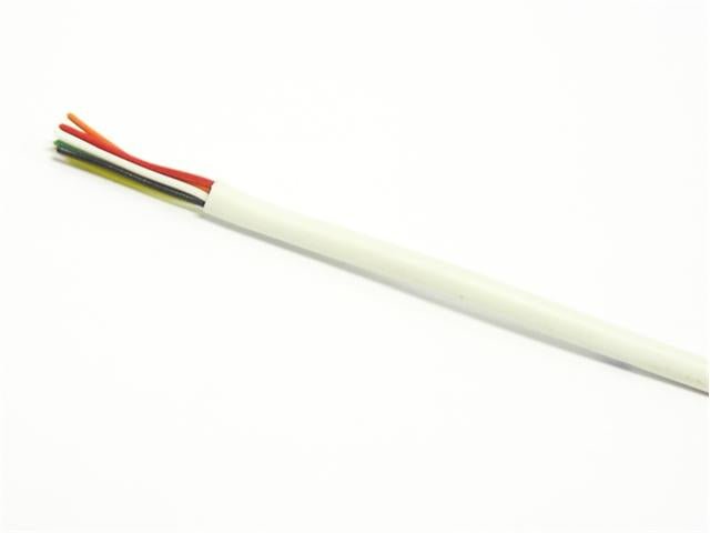 COM CABLE 6 CORE WHITE SOLID CCA 6X5