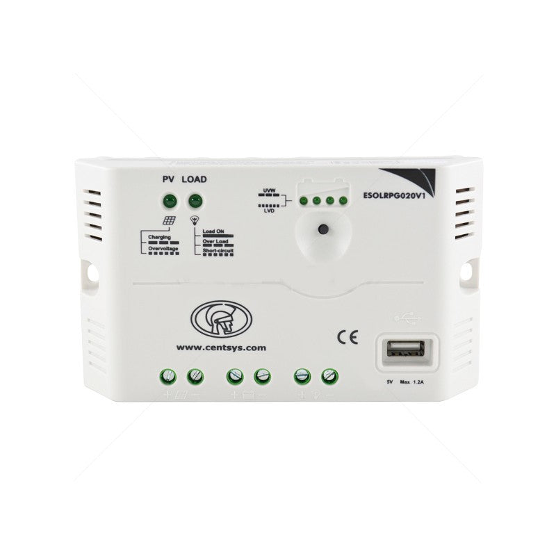 CEN SOL REG CHARGE CONTROL 12V-24V 20A