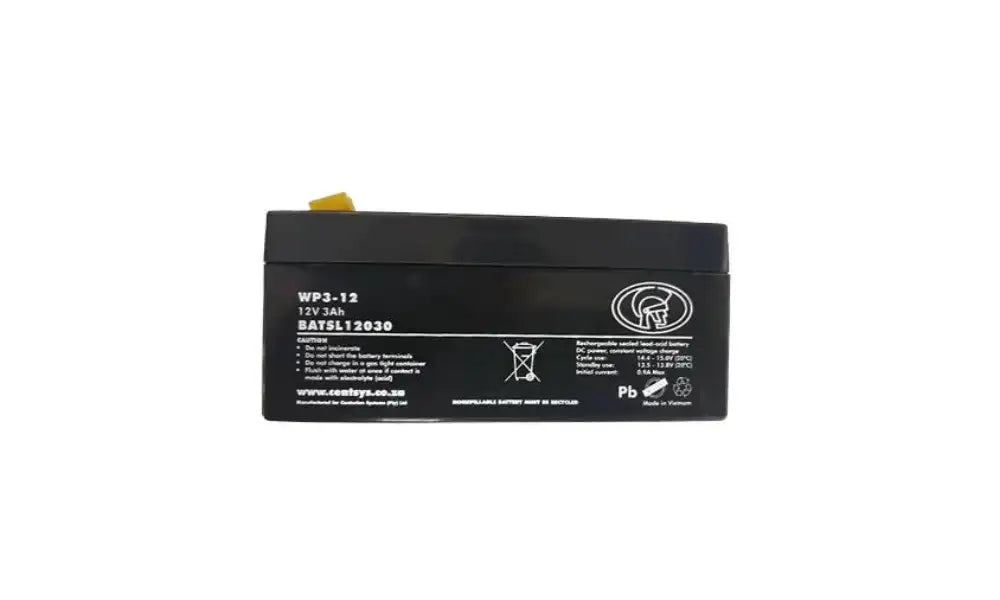 BAT 12v 3 AHR CENTURION (SD04)