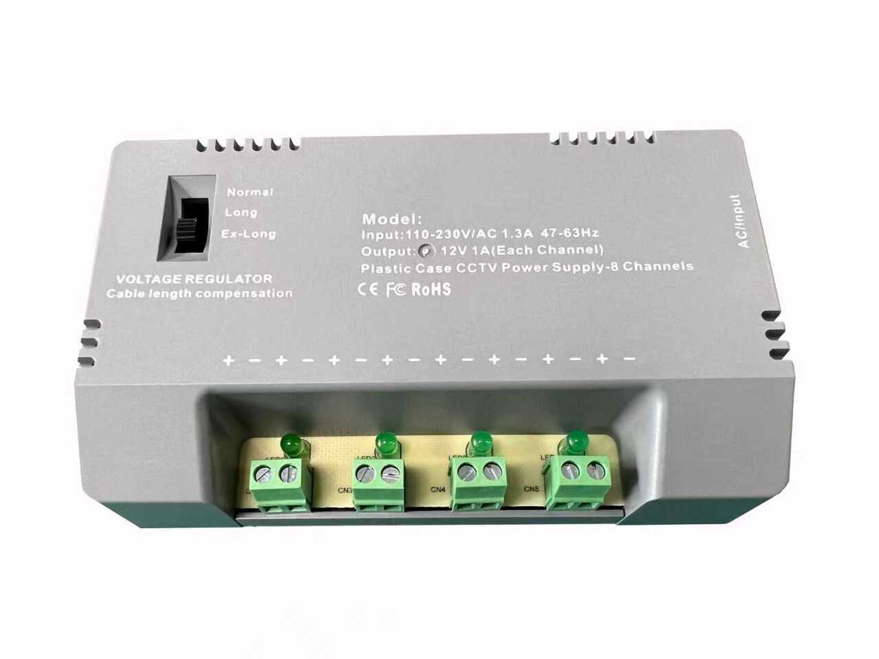 MAXIMA 12V 4CH 5A POWERSUPPLY CCTV