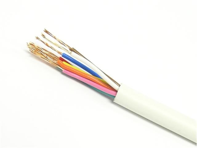 COM CABLE 8 CORE WHITE SOLID CCA 8X5
