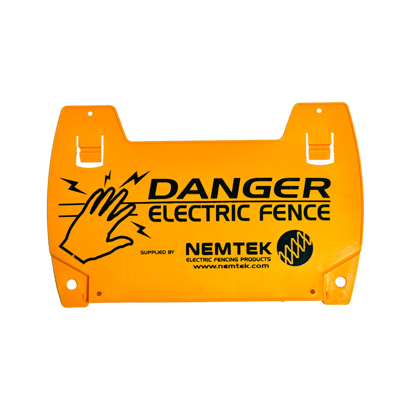SIGN WARNING CLIP-ON