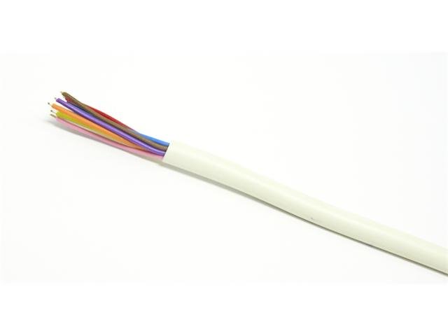 COM CABLE 10 CORE WHITE SOLID CCA